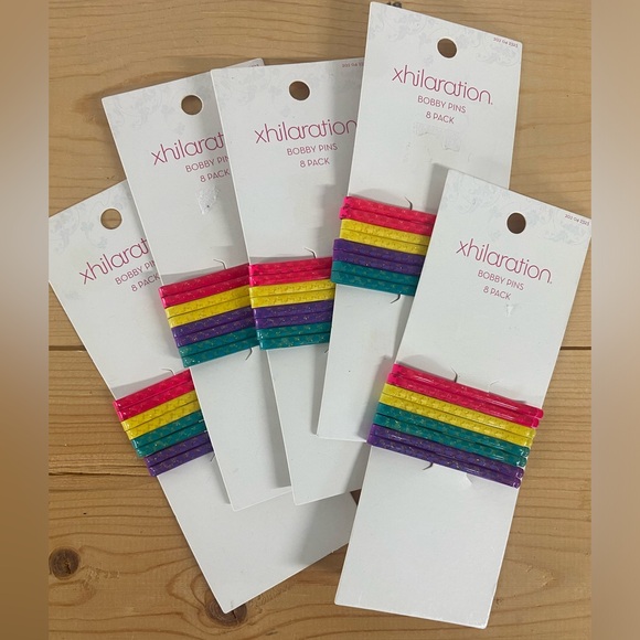 Lot of (5) 8 Pack Fancy Bobby Pins - Picture 1 of 6